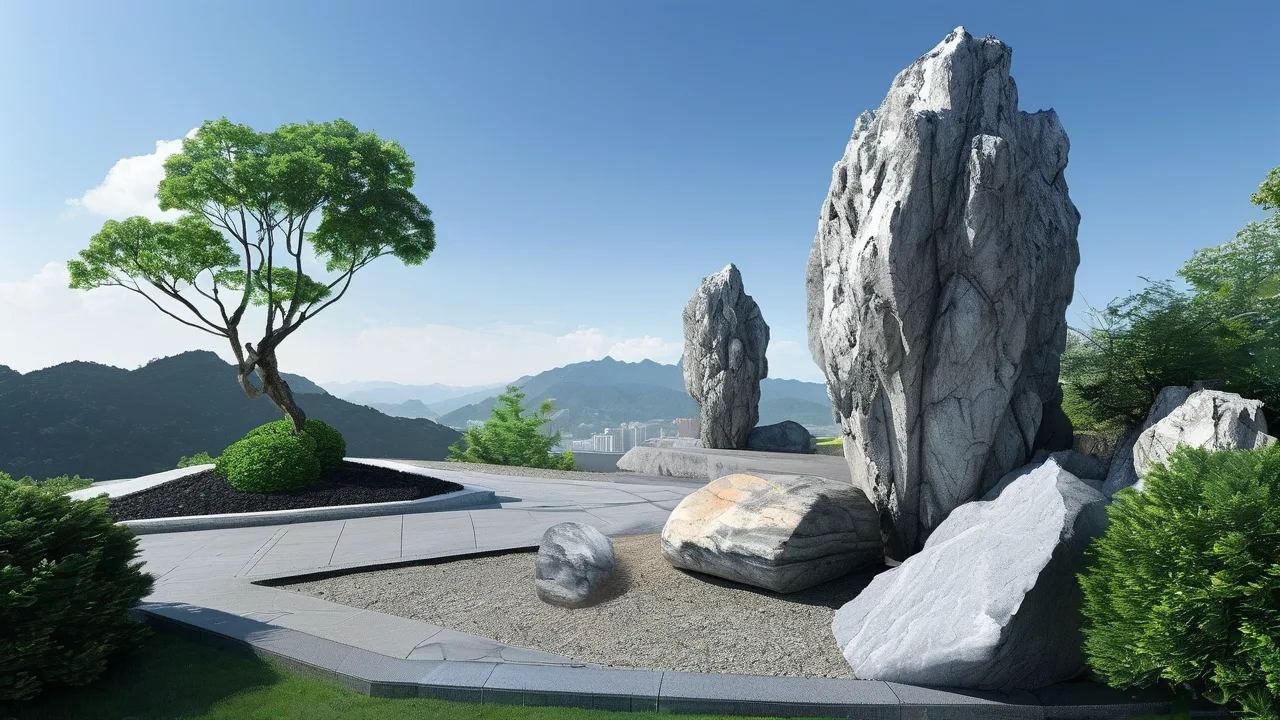 黑山石选材指南:打造自然园林的实用要点